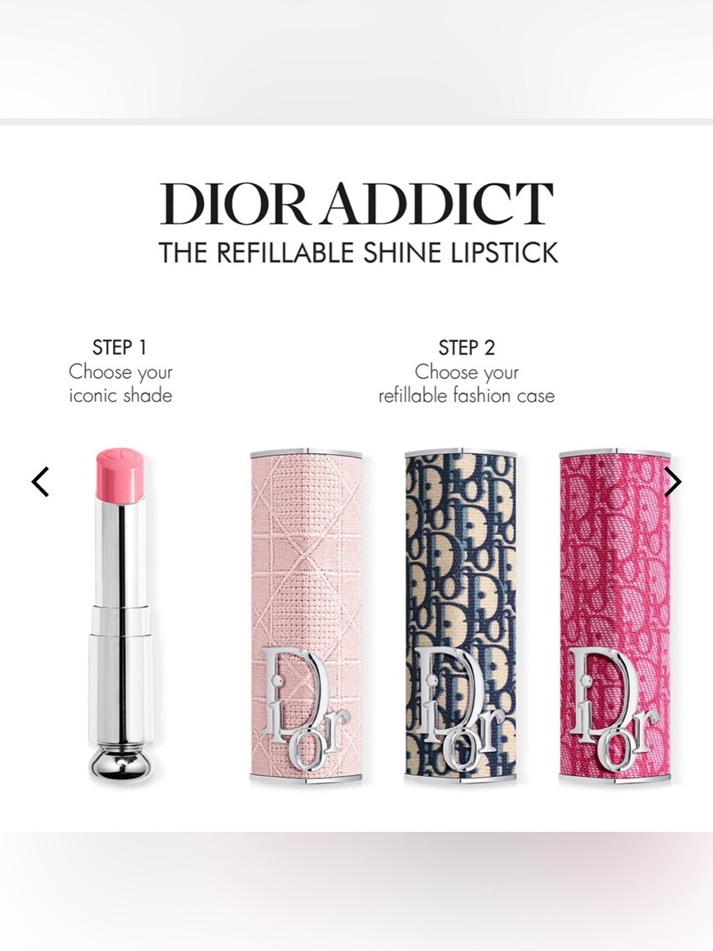 Dior Addict Refillable Shine Lipstick — Cases